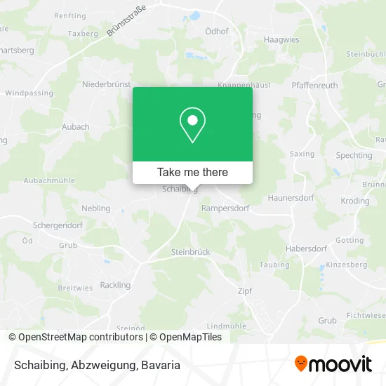 Карта Schaibing, Abzweigung