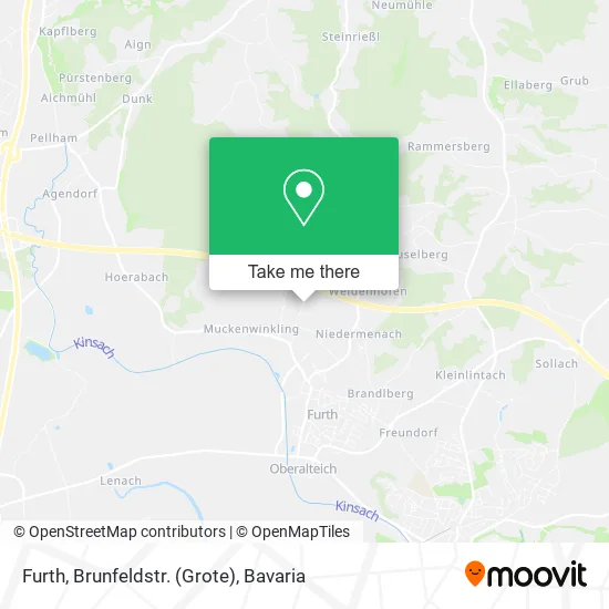 Карта Furth, Brunfeldstr. (Grote)