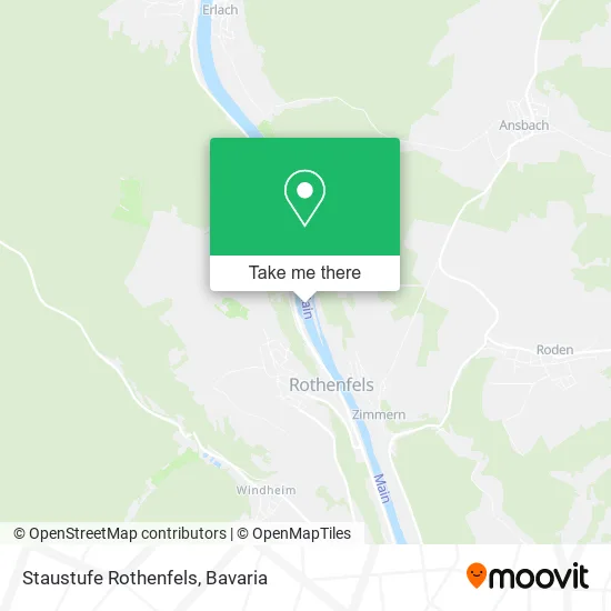 Карта Staustufe Rothenfels