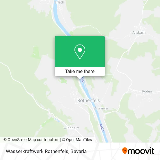 Карта Wasserkraftwerk Rothenfels
