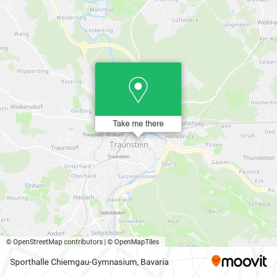 Sporthalle Chiemgau-Gymnasium map