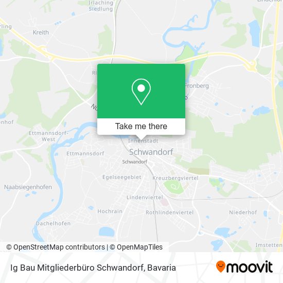 Ig Bau Mitgliederbüro Schwandorf map