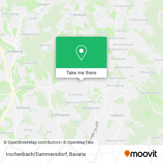 Карта Irschenbach/Dammersdorf