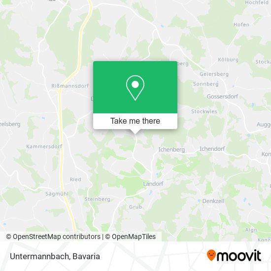 Untermannbach map