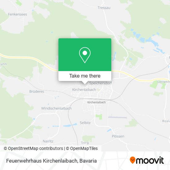 Feuerwehrhaus Kirchenlaibach map