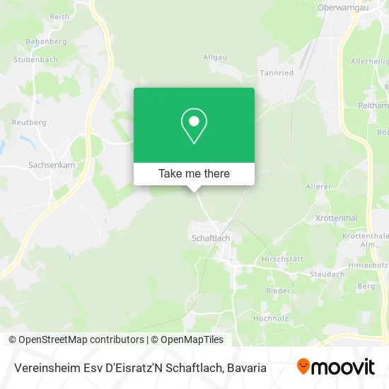 Карта Vereinsheim Esv D'Eisratz'N Schaftlach