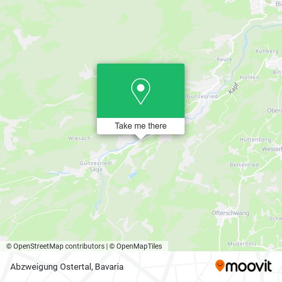 Карта Abzweigung Ostertal