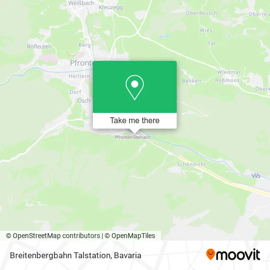 Карта Breitenbergbahn Talstation