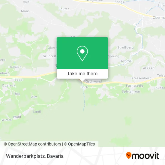 Карта Wanderparkplatz