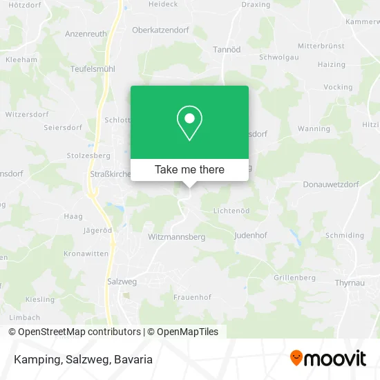 Карта Kamping, Salzweg