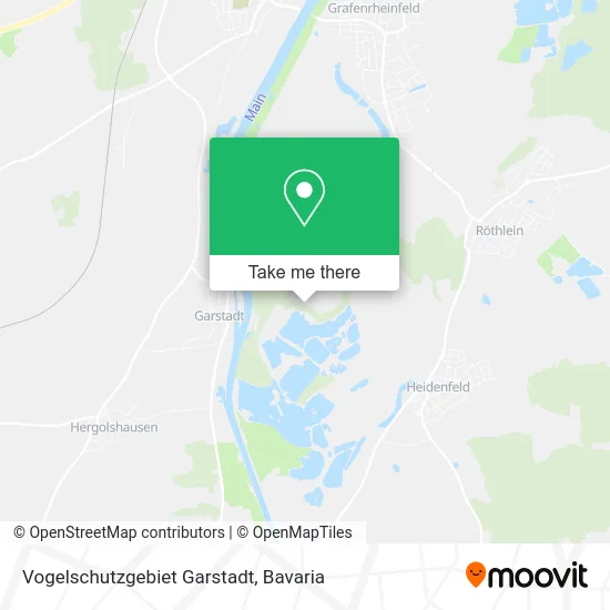 Карта Vogelschutzgebiet Garstadt