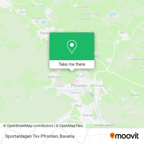 Sportanlagen Tsv Pfronten map