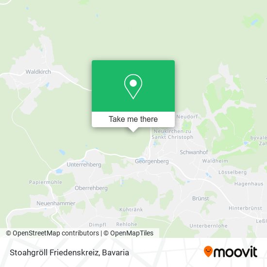Stoahgröll Friedenskreiz map