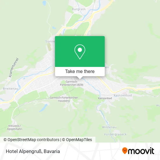 Карта Hotel Alpengruß