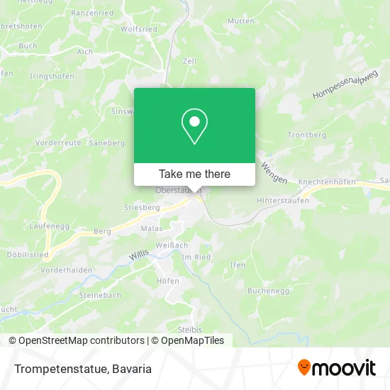 Карта Trompetenstatue