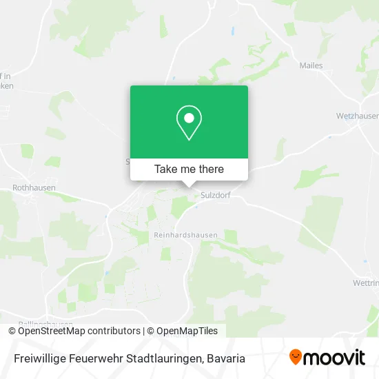 Карта Freiwillige Feuerwehr Stadtlauringen