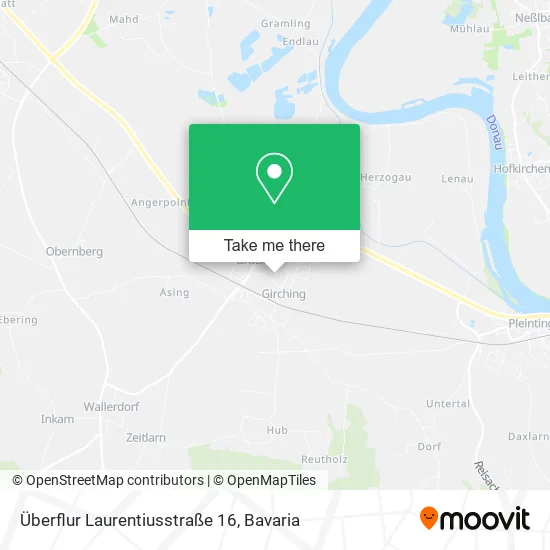 Карта Überflur Laurentiusstraße 16