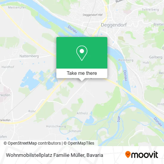 Карта Wohnmobilstellplatz Familie Müller