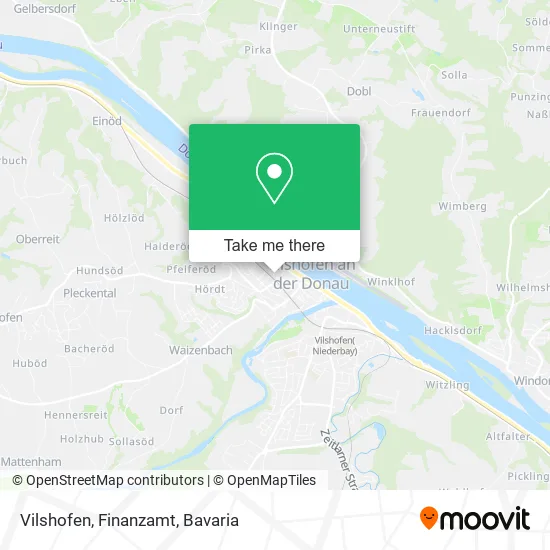 Карта Vilshofen, Finanzamt