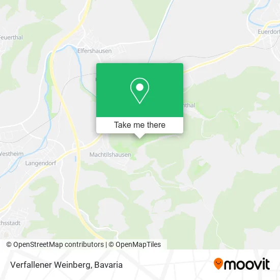 Карта Verfallener Weinberg