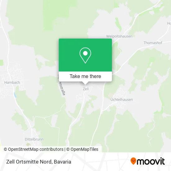 Карта Zell Ortsmitte Nord