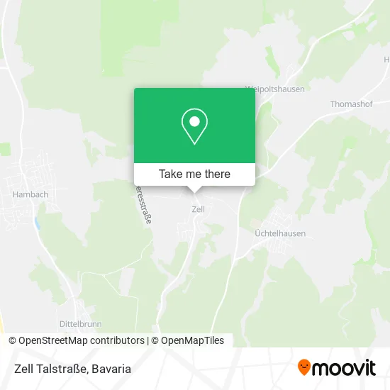 Карта Zell Talstraße