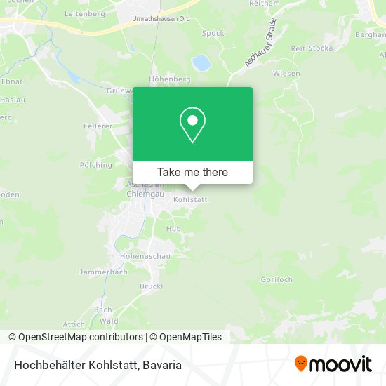 Карта Hochbehälter Kohlstatt