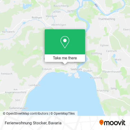 Карта Ferienwohnung Stocker