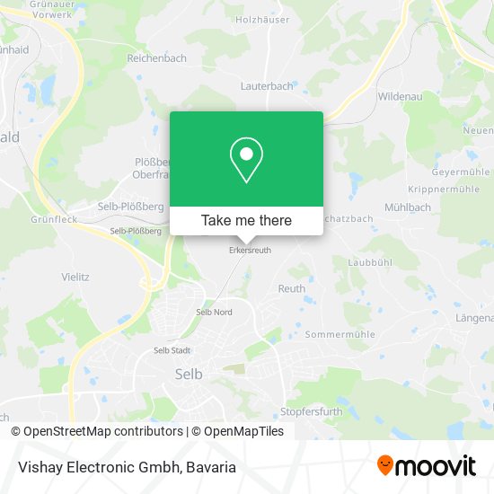 Vishay Electronic Gmbh map