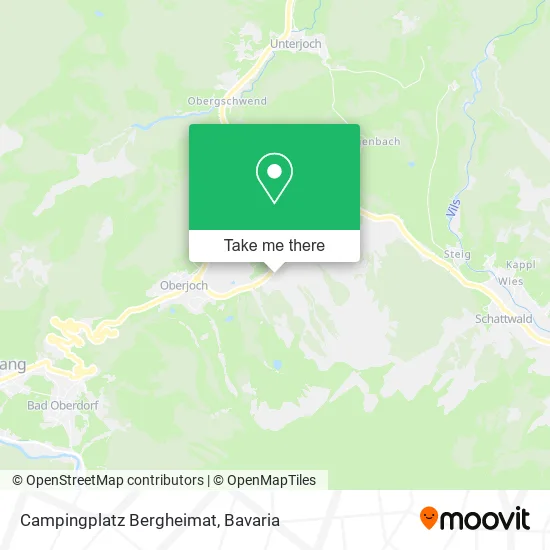 Карта Campingplatz Bergheimat