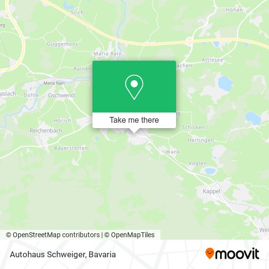 Autohaus Schweiger map