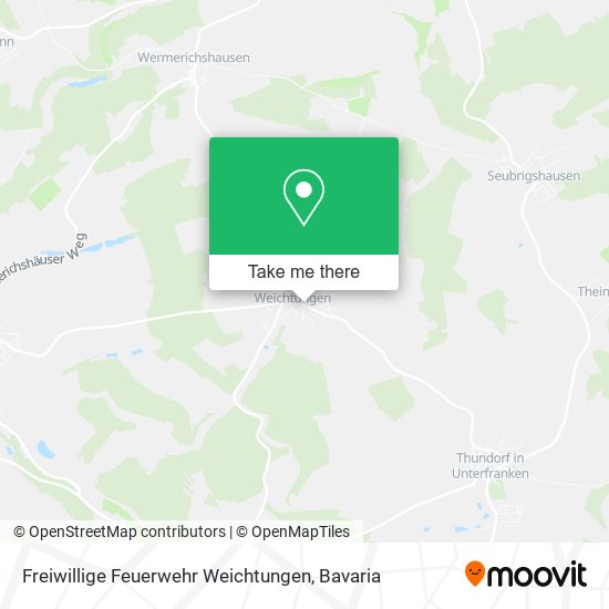 Freiwillige Feuerwehr Weichtungen map