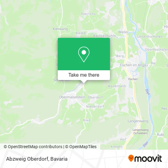 Карта Abzweig Oberdorf