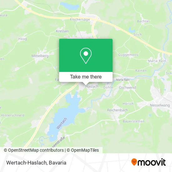 Карта Wertach-Haslach