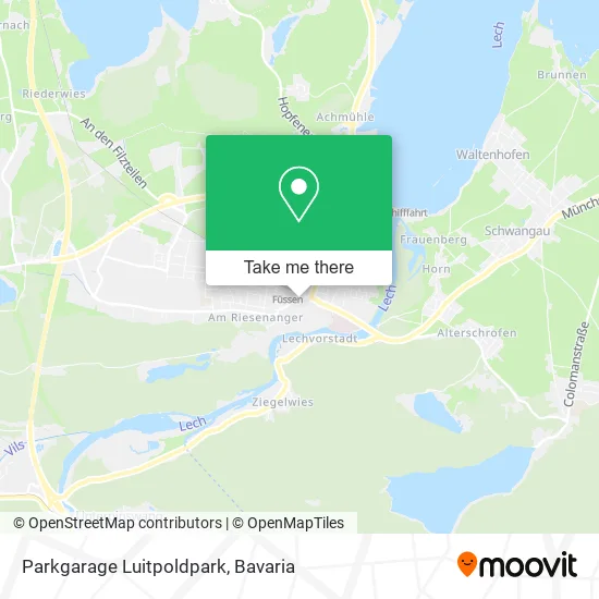 Карта Parkgarage Luitpoldpark