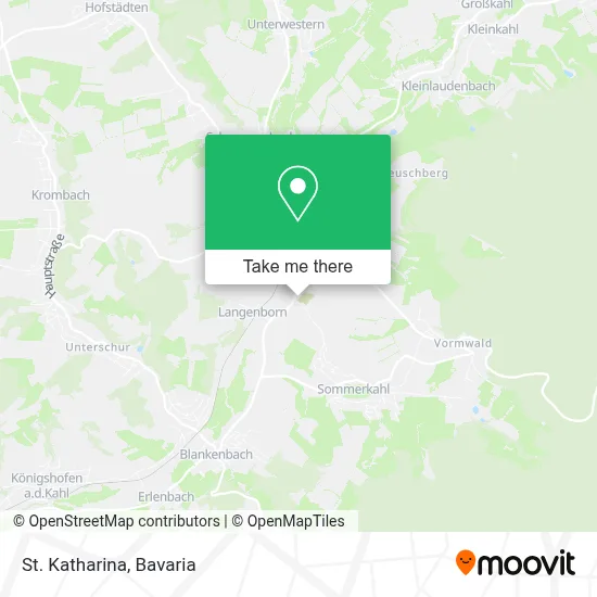 St. Katharina map