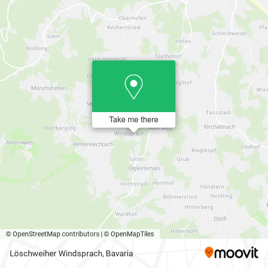 Карта Löschweiher Windsprach