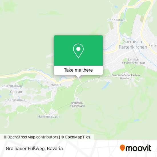 Карта Grainauer Fußweg