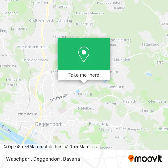 Карта Waschpark Deggendorf