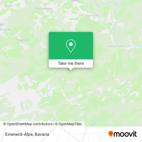Карта Eineneck-Alpe