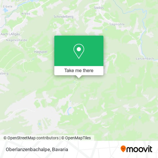 Карта Oberlanzenbachalpe