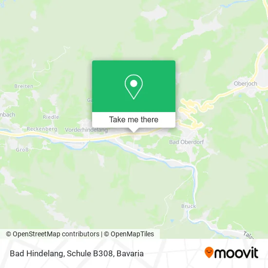 Карта Bad Hindelang, Schule B308
