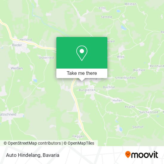 Auto Hindelang map