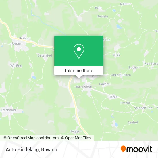 Карта Auto Hindelang