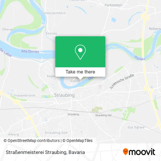 Карта Straßenmeisterei Straubing