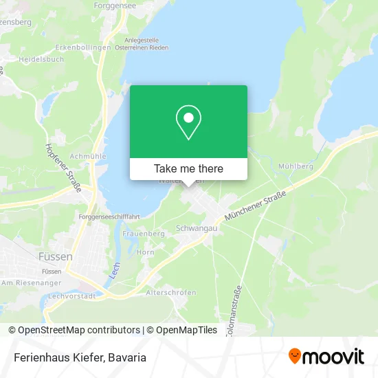 Карта Ferienhaus Kiefer