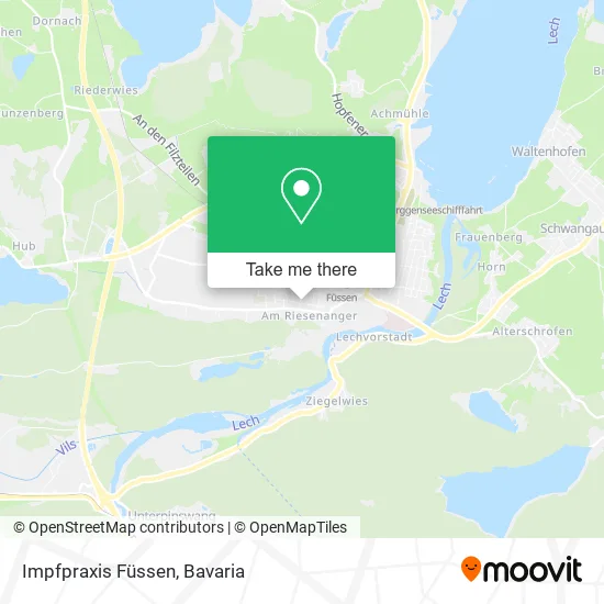 Карта Impfpraxis Füssen