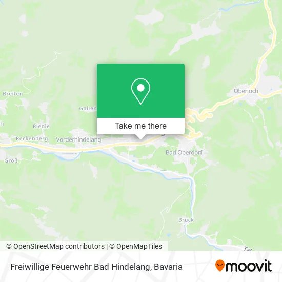 Карта Freiwillige Feuerwehr Bad Hindelang