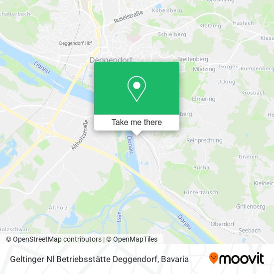 Geltinger Nl Betriebsstätte Deggendorf map