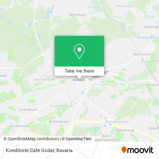 Карта Konditorei Café Goder